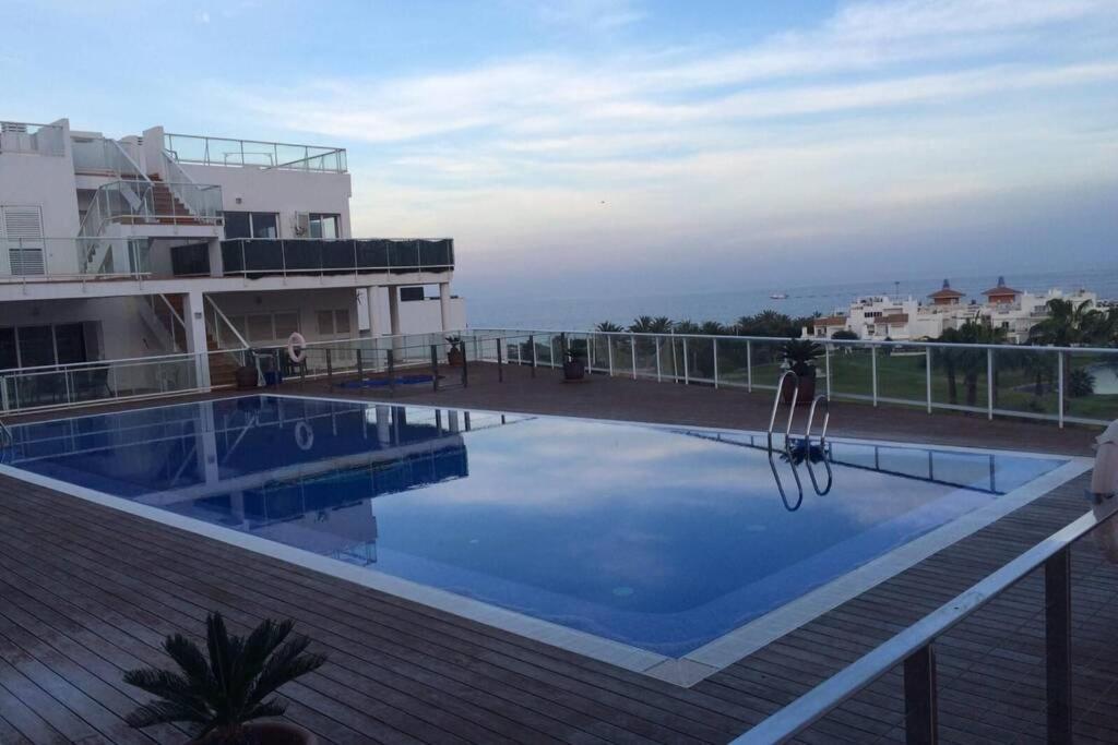 Bonito Apartamento En Primera Linea De Campo De Golf Y Vistas Al Mar Mojacar Luaran gambar